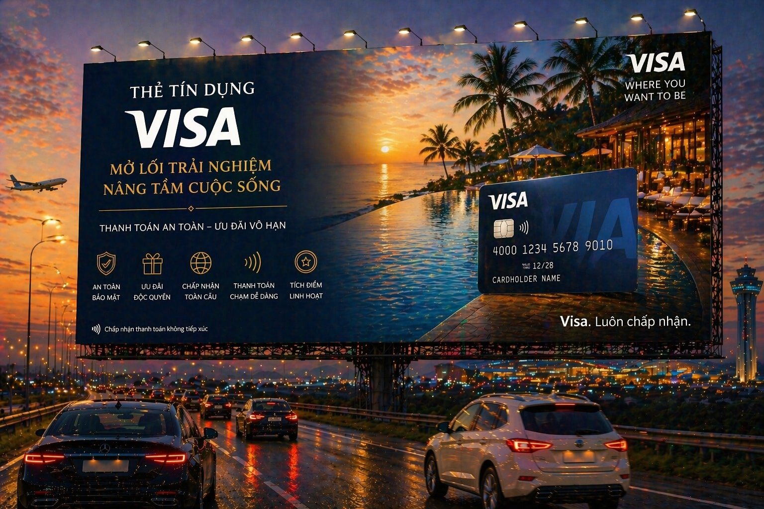 Visa Thẻ Tín Dụng Cao Cấp Billboard T2